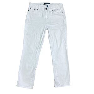 Lauren Ralph Lauren Jeans Straight Leg Size 4 White